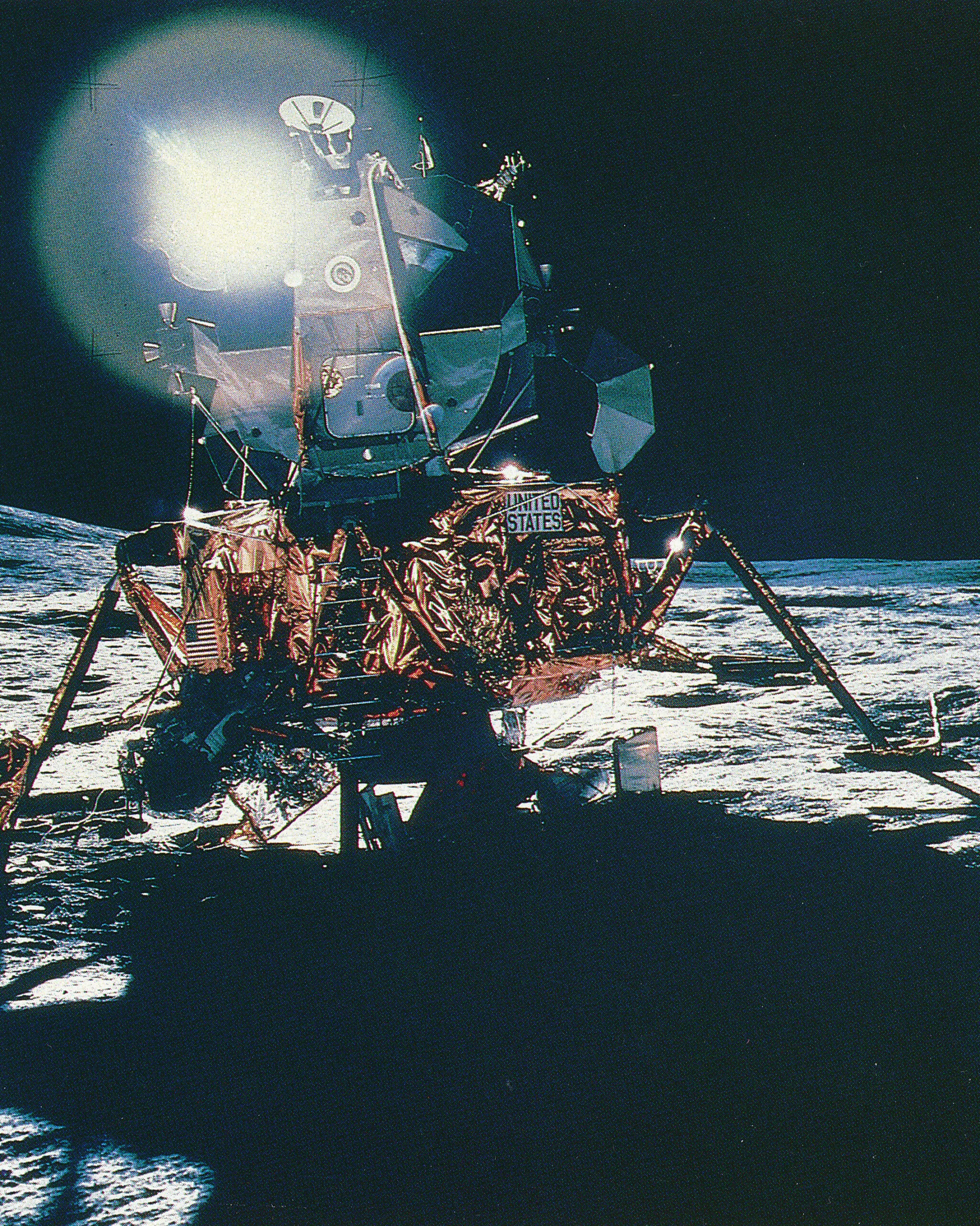 Apollo’s Engineering Marvel: The Lunar Module on the Moon