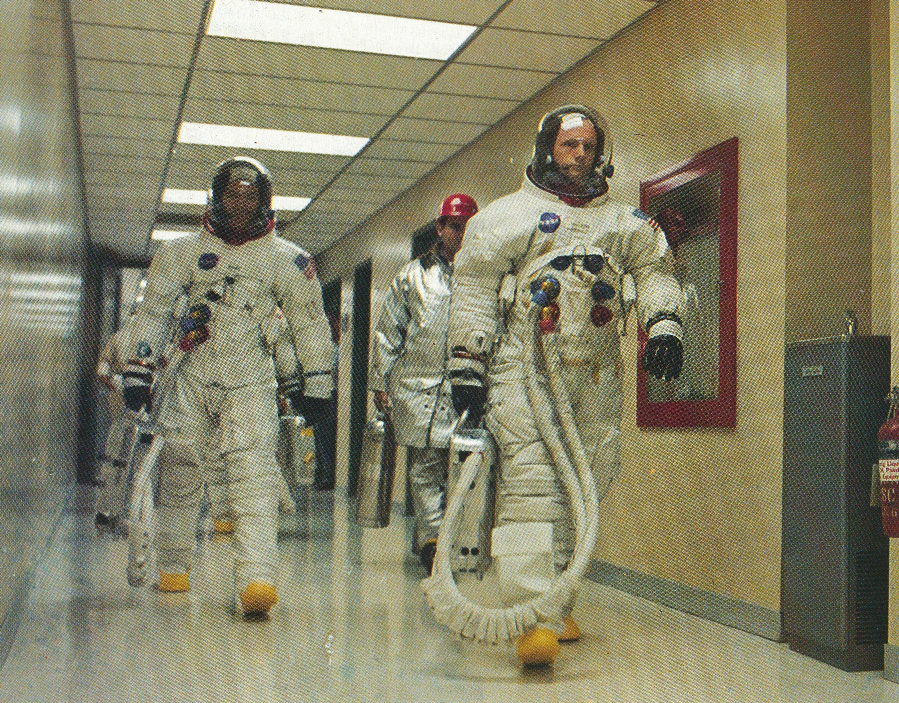 Apollo Astronauts Before Launch