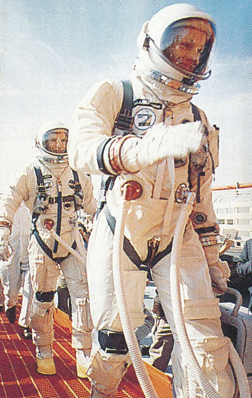 Cosmonauts in Sokol Gear